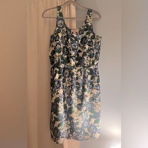 Anne Taylor LOFT Size 8 floral sleeveless summer dress-gorgeous pattern!